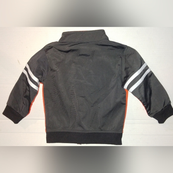 L@@K! Fabulous 24MO Gray/Orange/White adorable NEW BALANCE Tracksuit Athletic - Picture 3 of 15